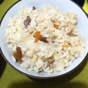 めんつゆで超簡単炊き込み！ 鶏ゴボウご飯★